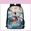 Durable Backpack Nezha Oxford Bookbag For School Use Large Capacity Bag Gift