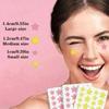 200Pcs Random Colors Star Stickers with Water-Based Glue, Sweatproof Gentle Safe Material for Holiday Anniversary Decor and Craft Projects