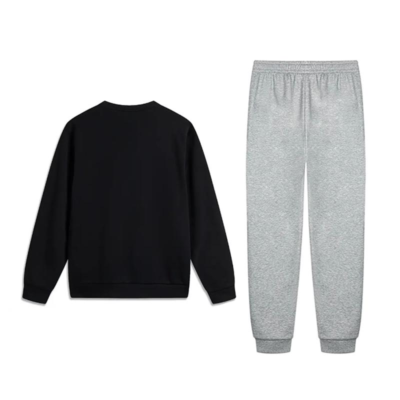 Li Ning Casual Sportswear Unisex Black+Heather Gray AWDVA97-1+AKLVB11-1