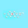 Mirror Effect 3D Clock Love Heart Wall Analog Sticker DIY Home