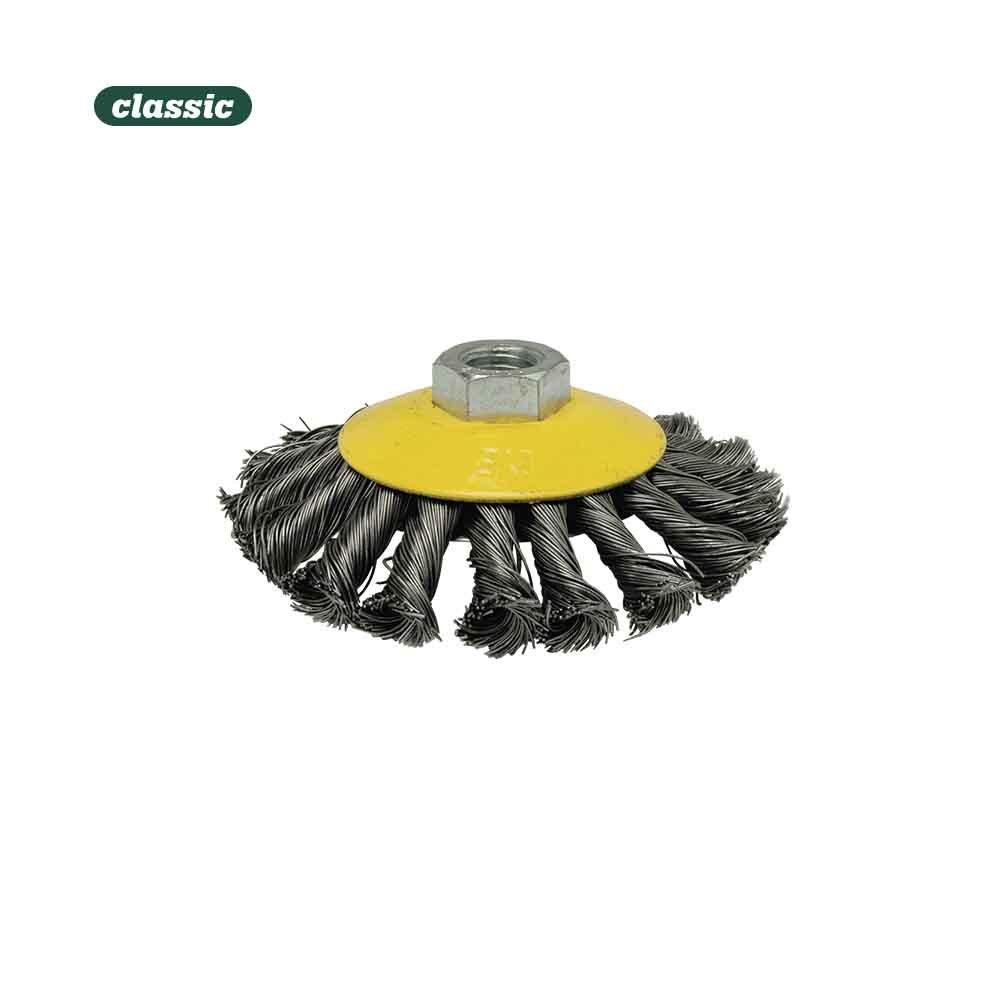 Twisted Wire Conical Brush Ø100mm Fhr100 Mota