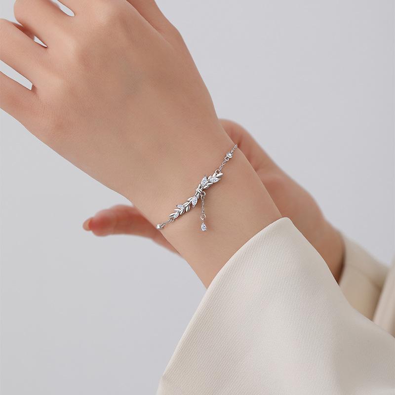 Wheat Ear Bracelet Female Ins Wind Niche Light Luxury Hand Jewelry Valentine's Day Gift for Girlfriend and Girlfriend