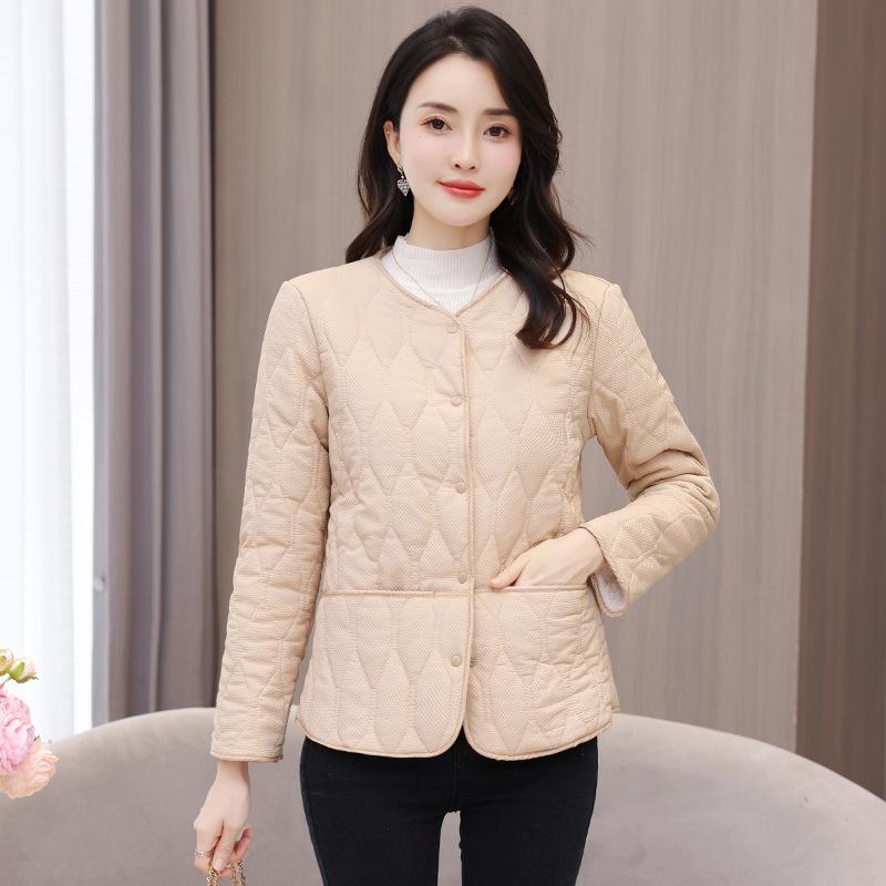 

Легкая и тонкая хлопковая подкладка, новая хлопковая одежда осень-зима, женская модная внутренняя с коротким вельветом, женское пальто XXXXL135-72.5 kg