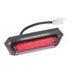 12V Brake Light 3 Wire Plug Red Reflective Lens Replacement for 50cc to 125cc Chinese ATVs Quads Go