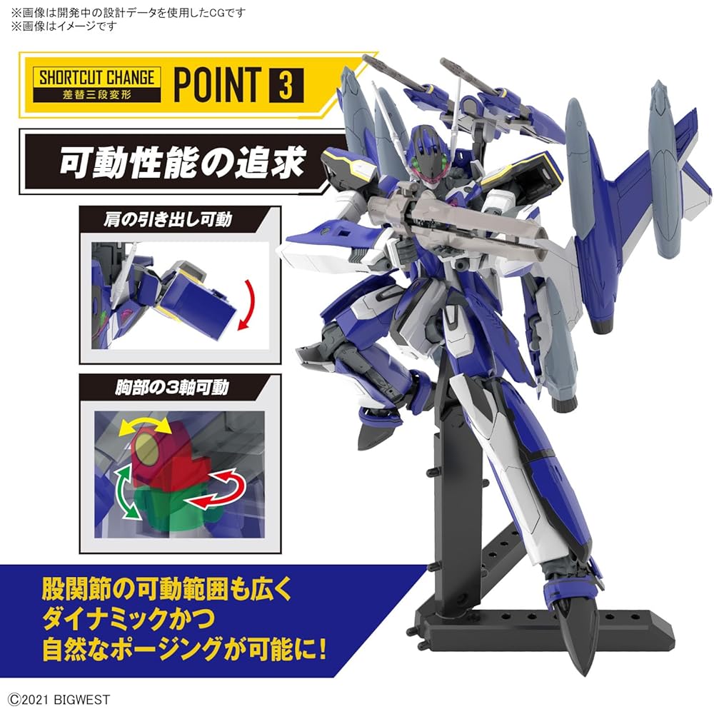 Bandai Spirits HG Macross Delta YF-29 Durandal Valkyrie Maximilian Genius Full Set 1/100 Scale Model Kit