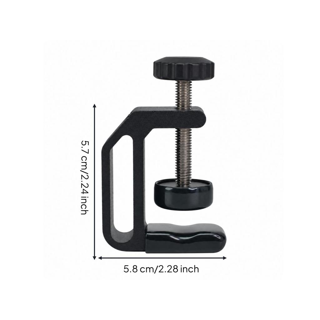 Photography C-Clamp Padded C-Shaped Studio Clamp Adjustable for Photographers,