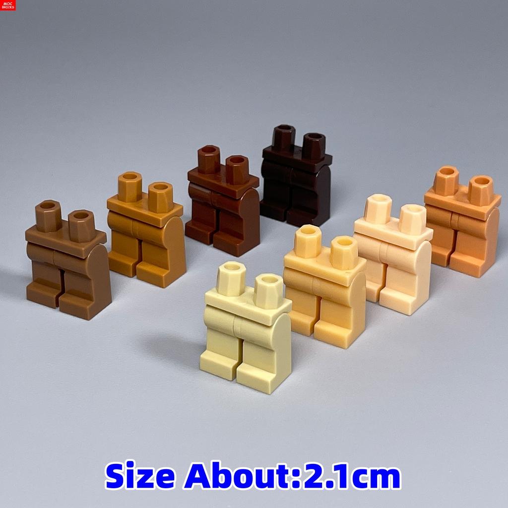 8pcs/lot MOC Bricks Blank Pants Legs Body Wear Figure Accessory Assembled Building Blocks Toy Kids Plastic Dolls