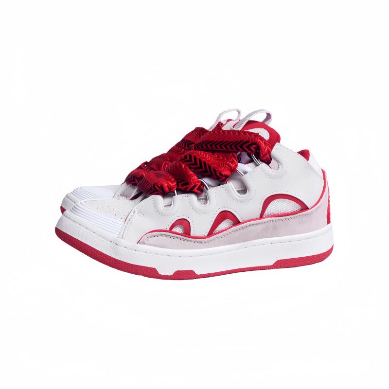 Unisex Retro Classic White Sneakers: Non-slip Outdoor Casual Shoes, Sizes 35-46