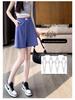 Women's Pink Wide-Leg Summer Sport Shorts, Loose Fit, Mid-Length, Casual Five-Point Pants, 2025 Hot Style