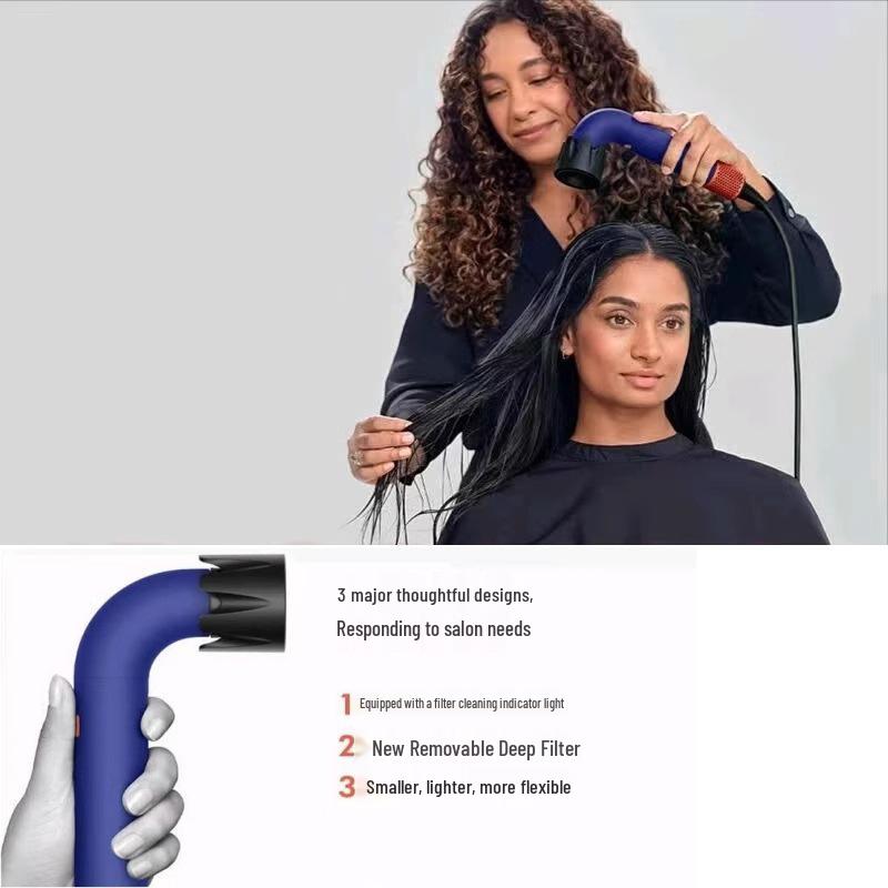 HD18 Bending Pipe High-Speed Hair Dryer: Compact Salon & Home Use