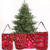 LED Light Up Halloween Pumpkin Basket Portable Tote Bag for Trick or Treat Christmas Party Favor Pouch festivals Decorations