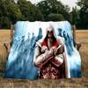 Assassin Game Flannel Blanket, Use for Birthday/Holiday Gift, Soft Blanket for Sofa/Bed/Camping/Office/Tourism Use,All Seasons