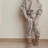 Children's Autumn Casual Korean Hoodie Set - Boys & Girls Two-Piece Long Sleeve Outfit