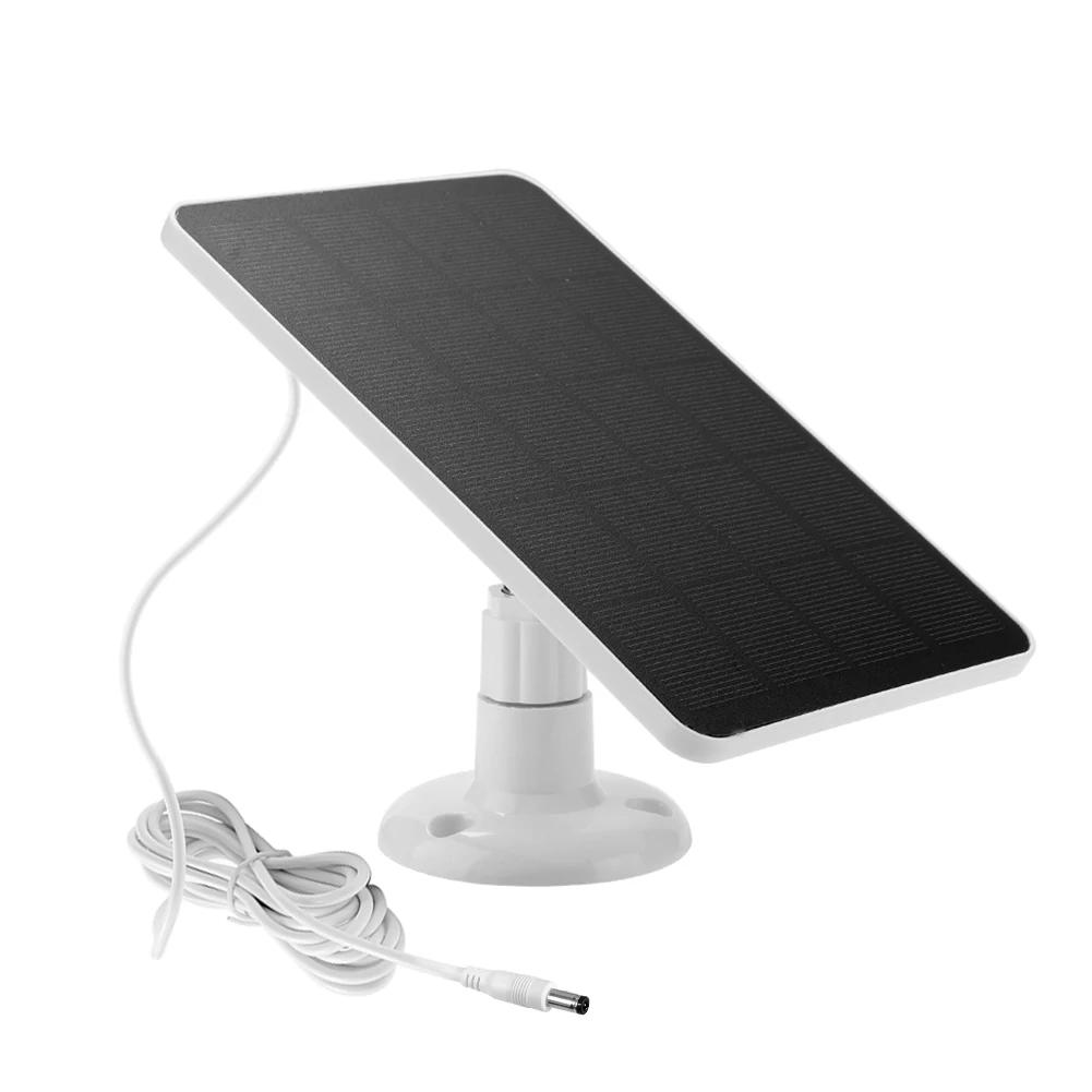 5V 30W Solar Panel Micro USB & USB-C Port Solar Charging Panel 9.8 Ft Charging Cable for Security Camera for Eufycam 3C/2C/2 Pro