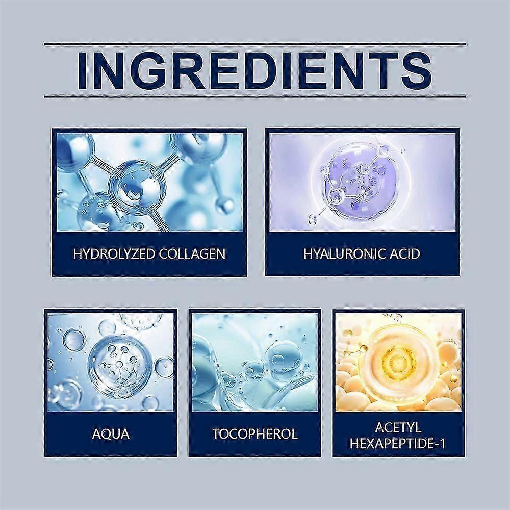 Siero Viso 1-3x, Rassodante Viso Anti-Età, Riduce Rughe & Pelle Rimpolpata NUOVO