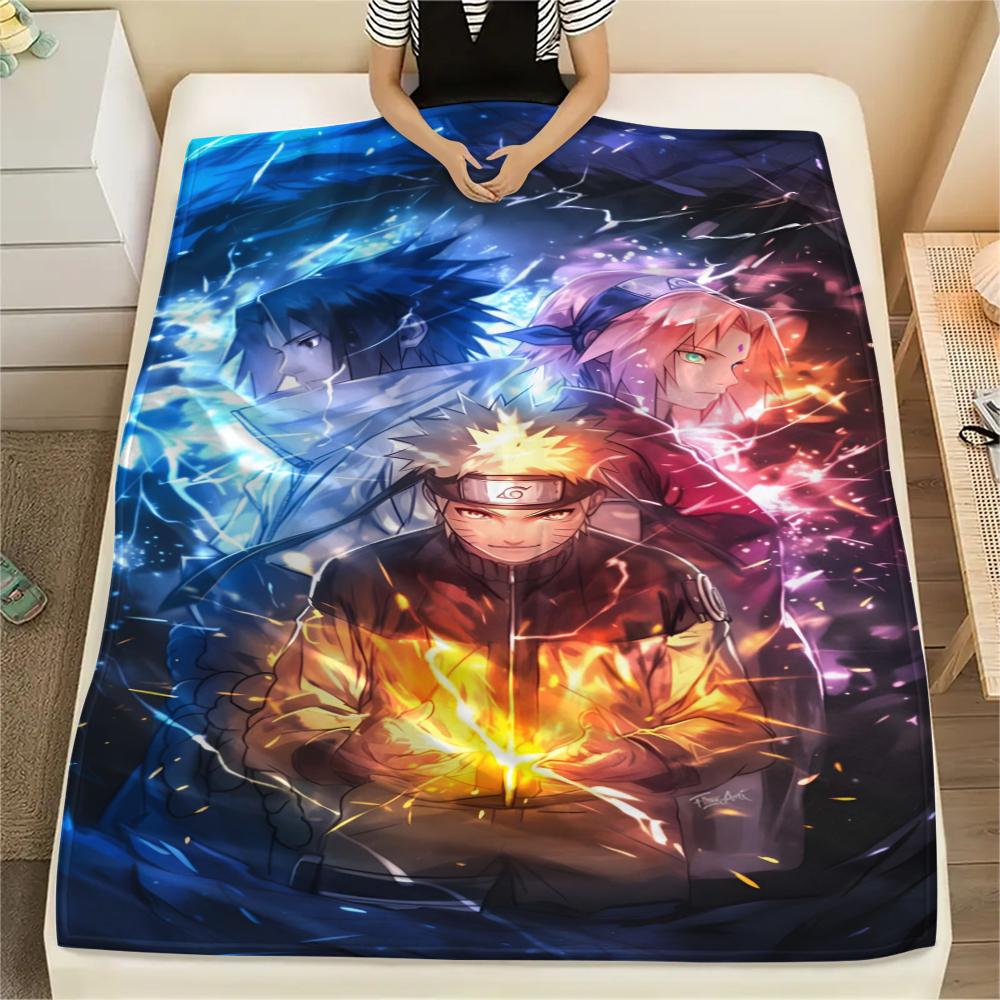 1Pc Cartoon Print Flannel Blanket, High Quality Comfortable for All Seasons, Home Decor, Warmth and Comfort, Perfect for Christmas Birthday Gift