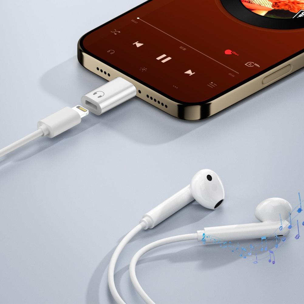 Type C To Lightning Earphone Adapter USB C Male To IOS Female Audio Converter For Iphone 15 16 Samsung USB C Lightning Adapter