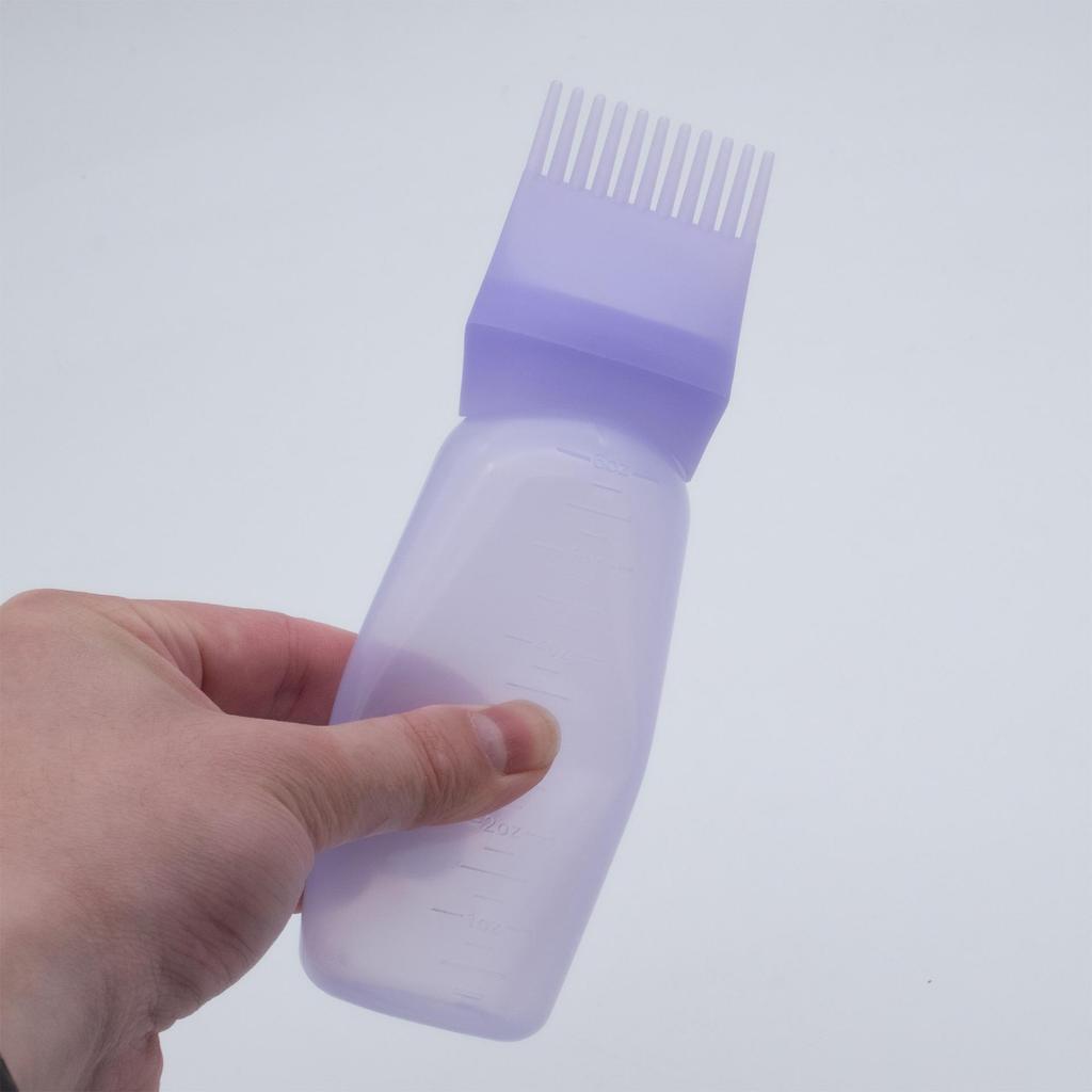 Salon & Zuhause Haarfarbe und Shampoo Flasche mit Applikator-Kamm und Bürste