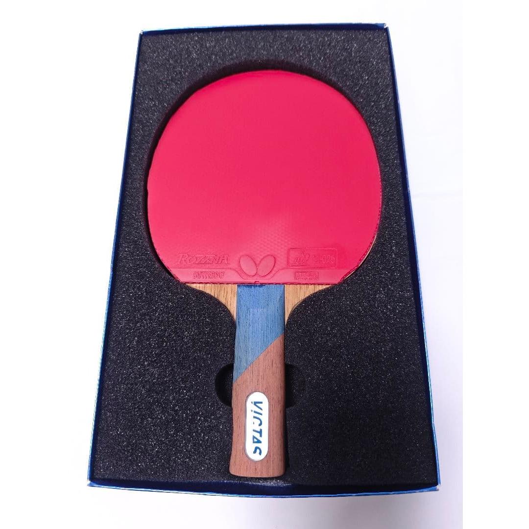 Used VICTAS SWAT table tennis racket with double-sided rubber