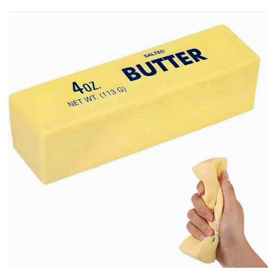 Stressverlichtende Squishy Kaas Decompressie Zachte Boter Zachte Verlichting Knijpbal Gesimuleerde Zachte Chocolade Verlichting Bal Ornament