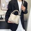 Nouă geantă tote portabilă, geantă de mesager simplă retro, geantă de umăr versatilă populară de mare capacitate pentru femei