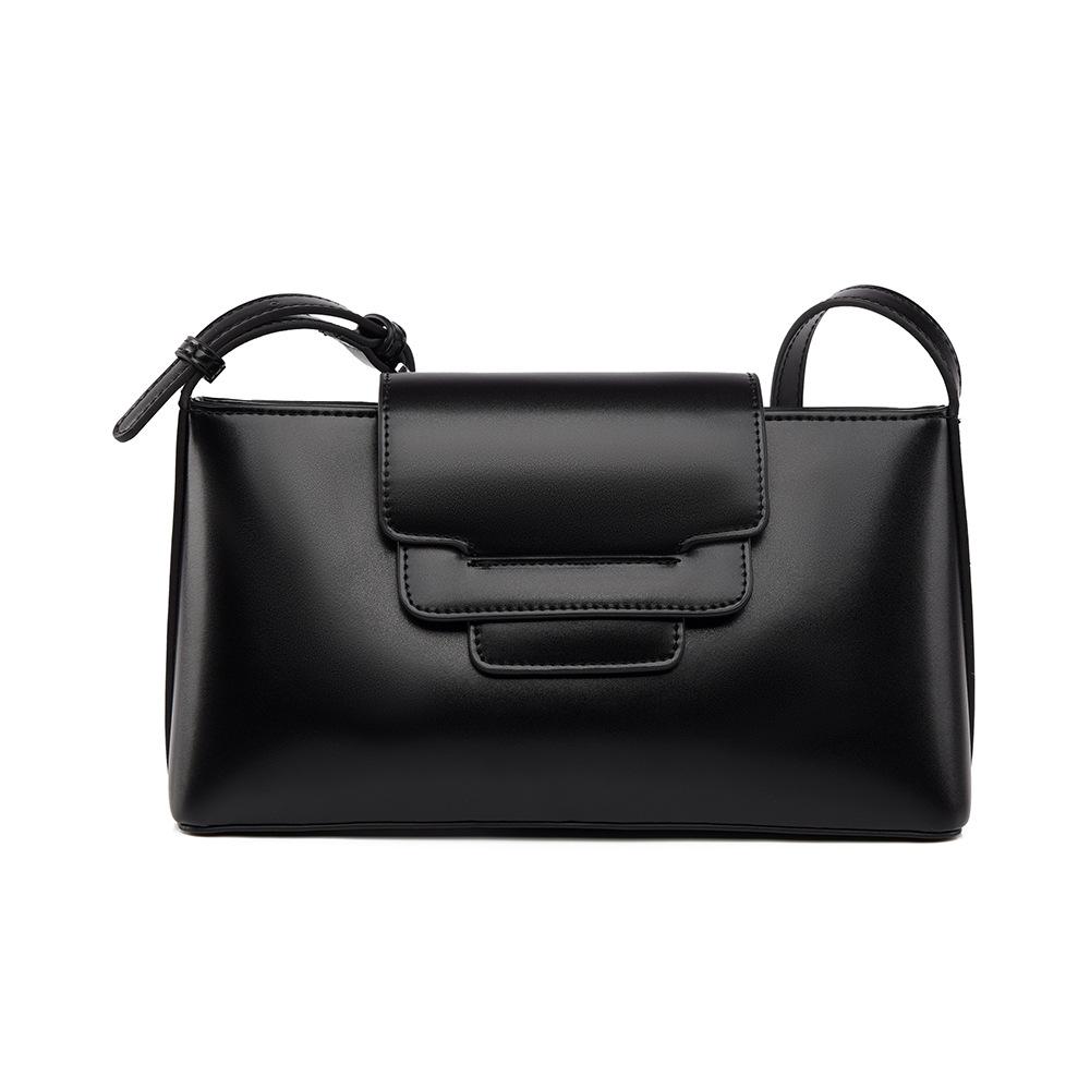 2025 Autumn New Fashion Niche Sense Women's Shoulder Bags Simple Noble Solid Color Female Messenger Bags High Sense PU Leather Ladies Small Square Bag
