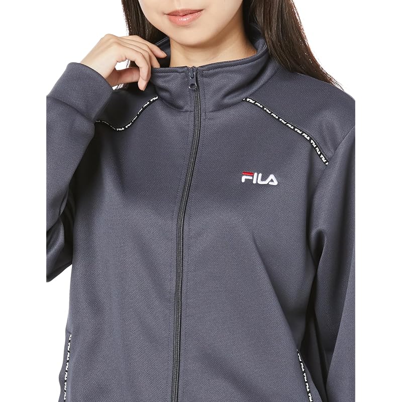 [Fila] Activewear Logo Piping Track Jacket 443620 Women's CGY M