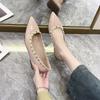 Fashion Shoes for Women Pointed Toe 2024 Hot Sale Solid Color Casual Comfortable Flats Wear Resistant Women's Shoes Zapatos Para Mujeres