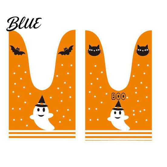 Halloween Candy Bags Goodie Cute Bags Trick Kids 48 Pcs or Treat Rabbit Clear Plastic Snack Pouches for Retail