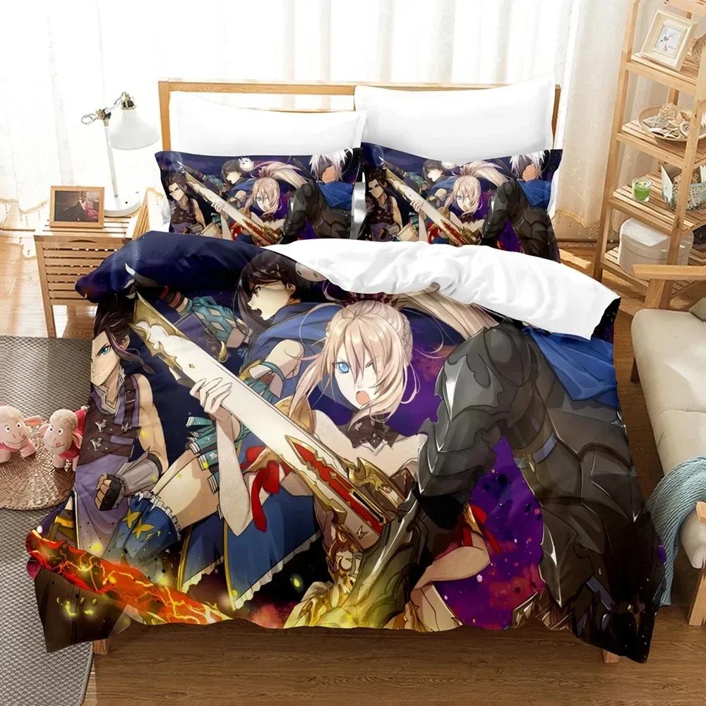 

Game Tales Of Arise Bedding Set Modern Bedding Set Printedt With Pillowcase Bed Duvet Cover Soft Queen King Size Bedclothes Home 70x133cm 2pcs