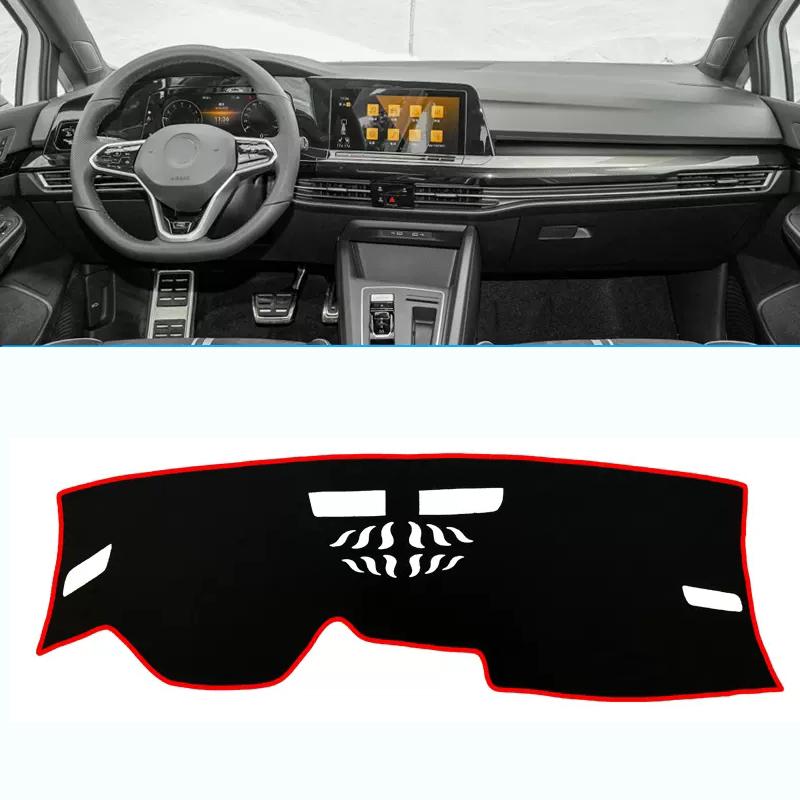 For Volkswagen VW Golf 8 MK8     Car Dashboard Sun Shade Cover Mat trument Desk Non-slip Pads Accessories