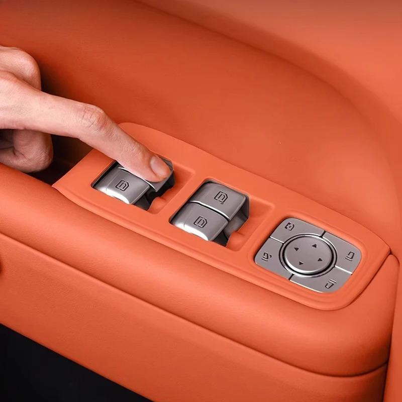 For Li Lixiang L6 L7 L8 L9 2026 Restyling Car Styling Door Storage Box Handle Pad Silicone Door Slot Pad Interior Accessories