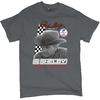 Carroll Shelby Signature T-Shirt GT500 Mustang Muscle Car American Racing Legend Lives Powered by Ford Men's Tee