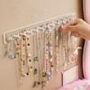 Acrylic Jewelry Display Stand for Necklaces, Earrings, and Rings - Wall Mount Organizer with Large Capacity