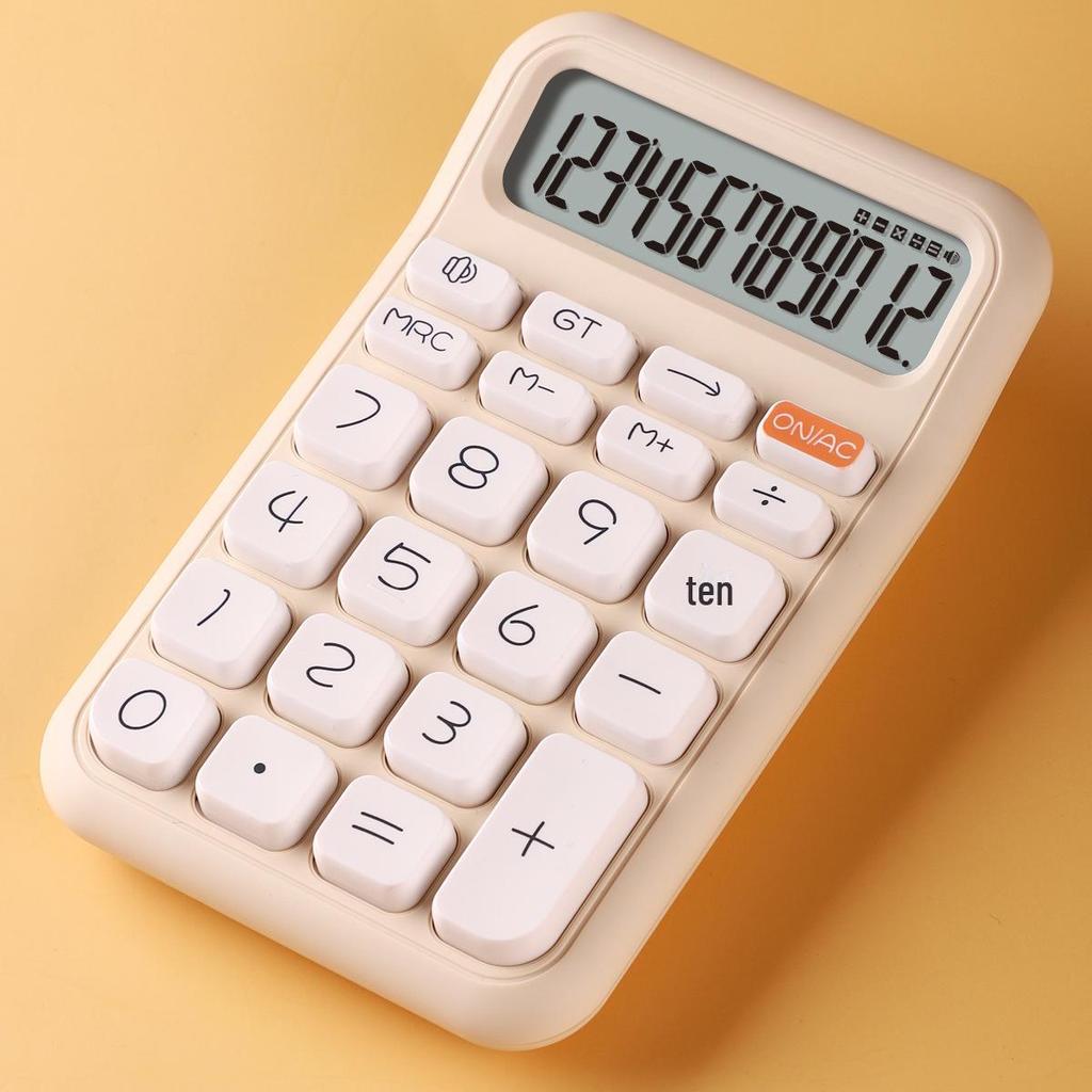 Compact Creative 12-Bit Sugar Cube Voice Calculator for Office Use