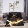 Clair Obscur Expedition 33 Gustave Flannel Blanket Throw Blanket for Home Decor Airplane Travel Pattern Bedspread Sofa Bed Cover