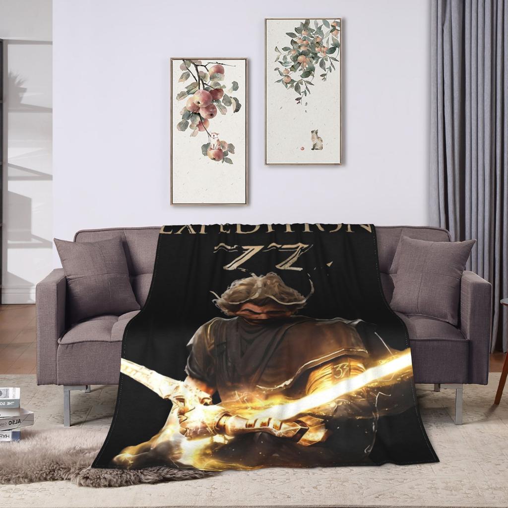 Clair Obscur Expedition 33 Gustave Flannel Blanket Throw Blanket for Home Decor Airplane Travel Pattern Bedspread Sofa Bed Cover