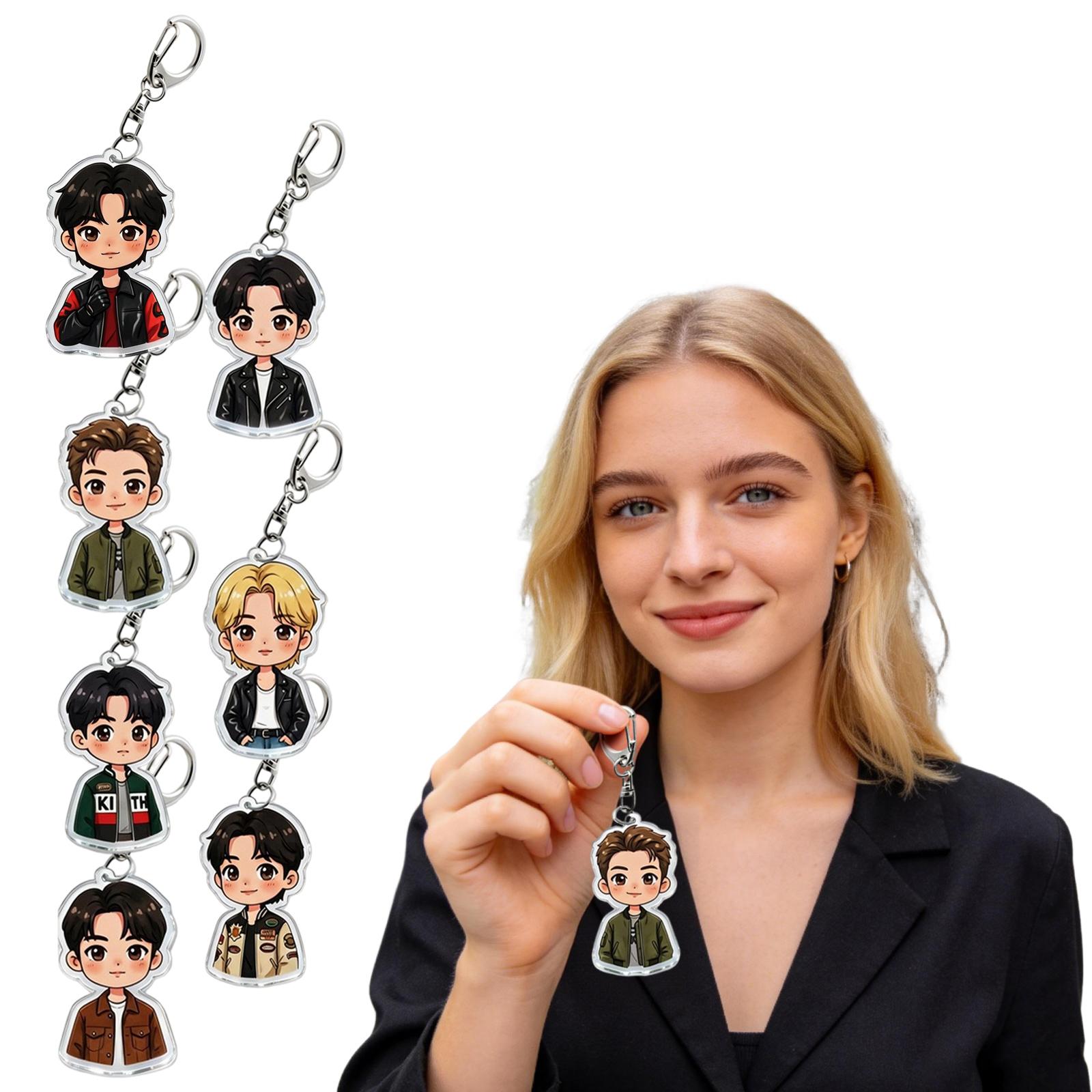 Acrylic Keychain Pendant  Jewelry Merchandise One Size