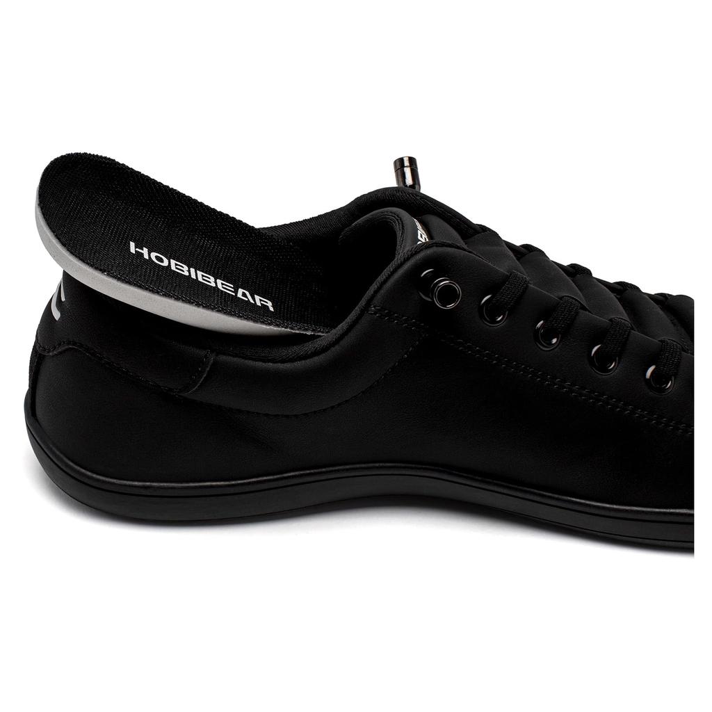 HOBIBEAR Barefoot Synthetic Fitness Wide 4E Thin Everyday Synthetic Leather Sneakers, Leather, Shoes, Fit, Sole, Commuting, School, Wear, Unisex,