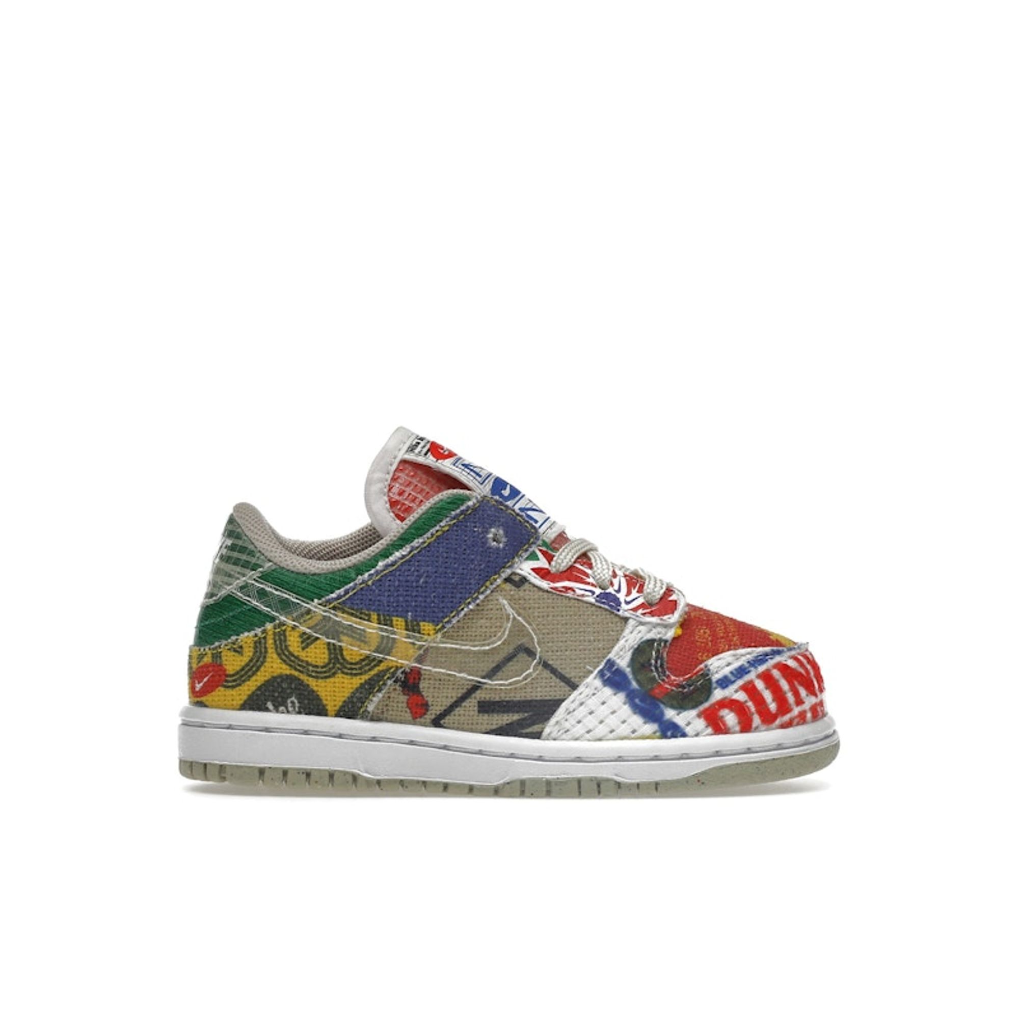 

Детские кроссовки Nike Dunk Low SP TD City Market разноцветные DD3575-900 18.5