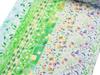 Yubbaex Natural Law Masking Gold Foil Cute 15mm Wide X 12 Rolls Leaves Flying X 12 Tape, Stamp, Design, (Willow Rolls)