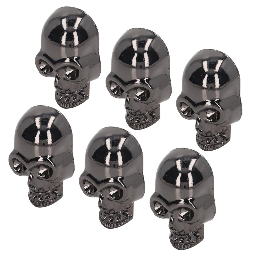 10 st Nits med dödskalle Gotisk stil Trendiga dödskalle-nitar Tillbehör för DIY Skor Kläder Väskor Nej