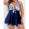 Large Size Tankini Skirt Women's Swimsuit