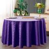 European Style Double Hook Floral Round Tablecloth for Hotel, Restaurant & Wedding Conference Dining Tables