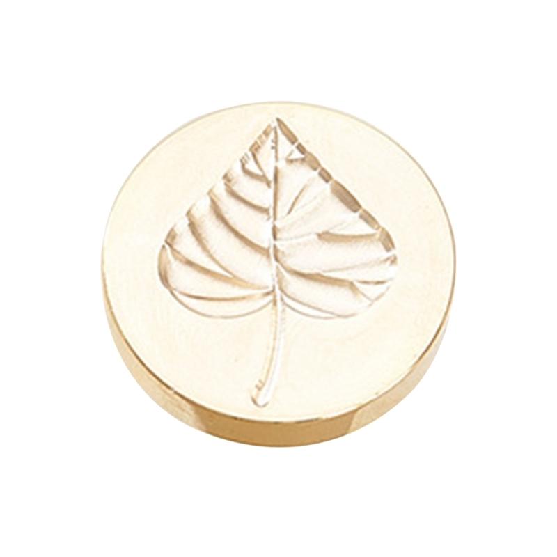 Fruchtpflanzen-Serie Siegelwachsstempel für Weihnachtsumschläge Karte Hochzeitseinladung Dekor Messing Kleeblätter Wachssiegelstempel