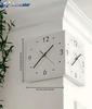 Modern Double Sided Luminous Corner Wall Clock Silent Nordic LED Wall Clock for Living Room Bedroom Home Decor