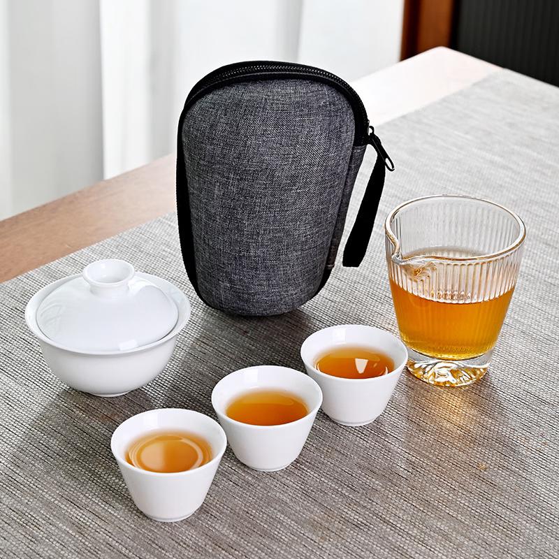 Portable Ceramic Travel Tea Set