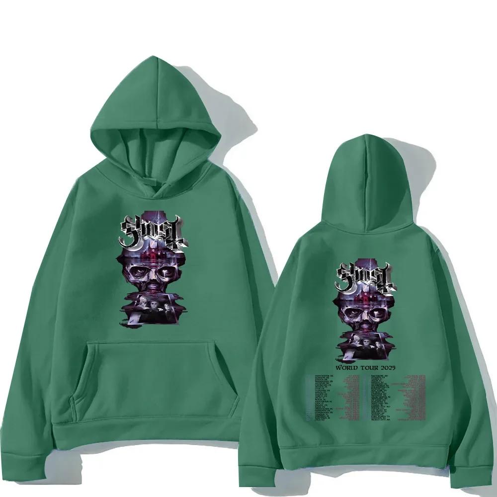 Ghost Band World Tour Sweatshirts Männer Frauen Hip Hop Metal Rock Hoodies Gothic Kleidung Übergroße Kleidung Fans Geschenk Klassischer Hoody