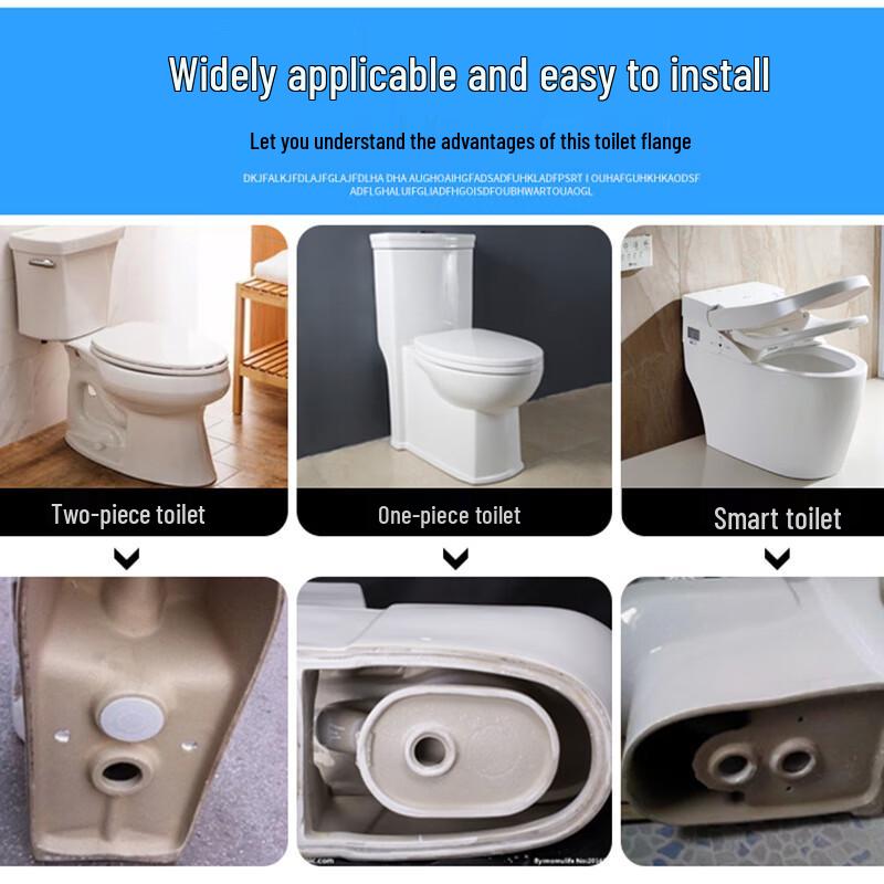 Toilet Flange Sealing Gasket & Plug Set