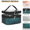 Large Capacity Double Layer Makeup Bag Portable Toiletry Bag with Compartment Travel Makeup Bag for Women Travel Essentials